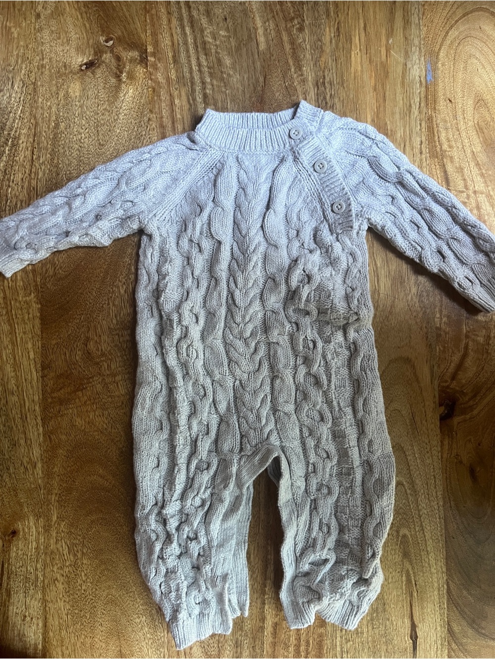 Hope & Henry grey baby sweater outfit 3-6 month